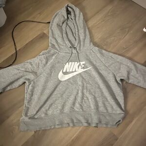 Nike Light Gray Pullover Hoodie